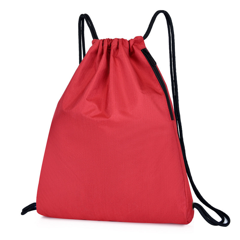 Off-The-Shelf Drawstring Pocket Basketball Bag Waterproof Sports Bag Printed Logo Fitness Marathon Backpack Item Picture