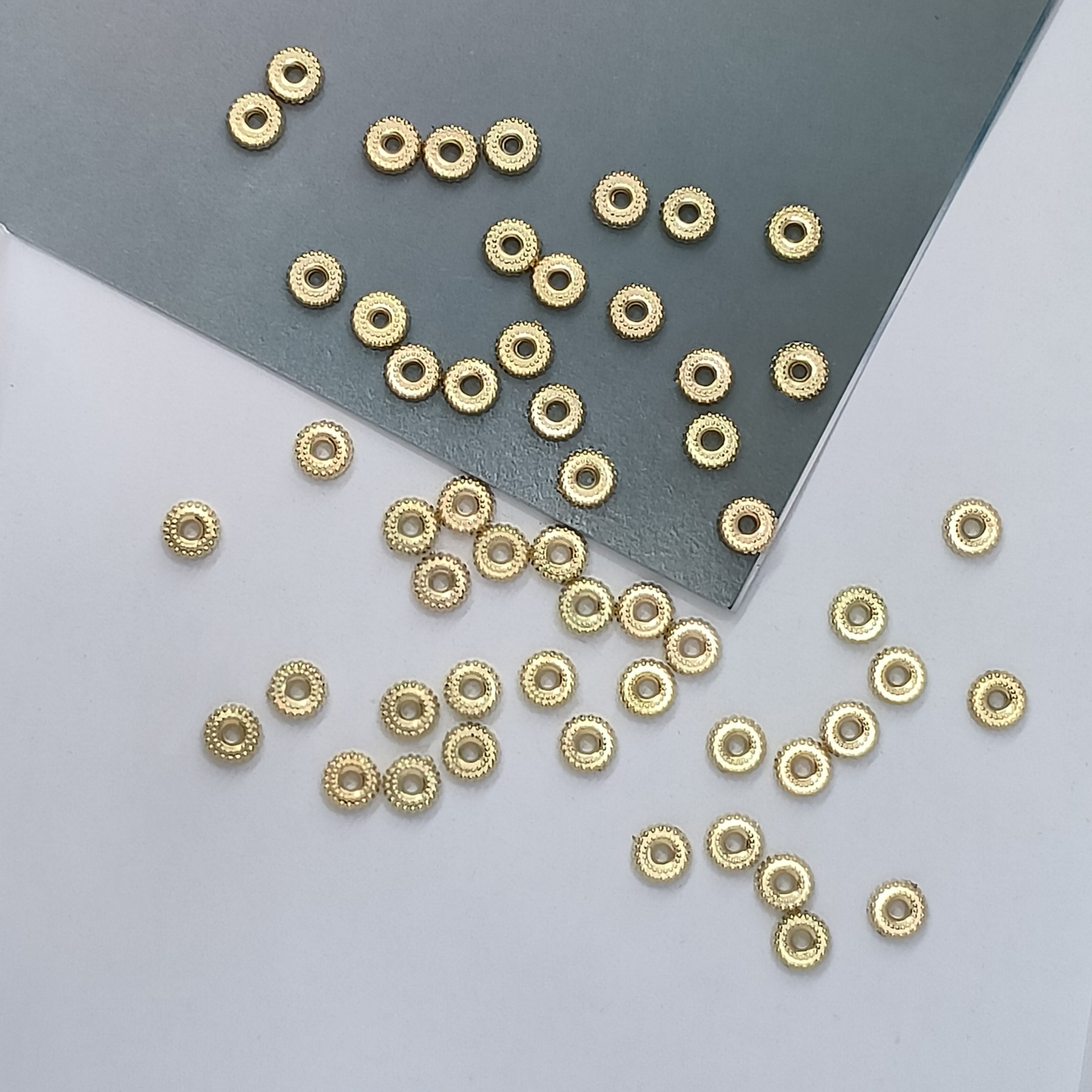 Diy Bead Accessories Wholesale Ccb Bracelet Spacer Bead Spacer Hand Beaded Wheel Piece 7536 Item Picture