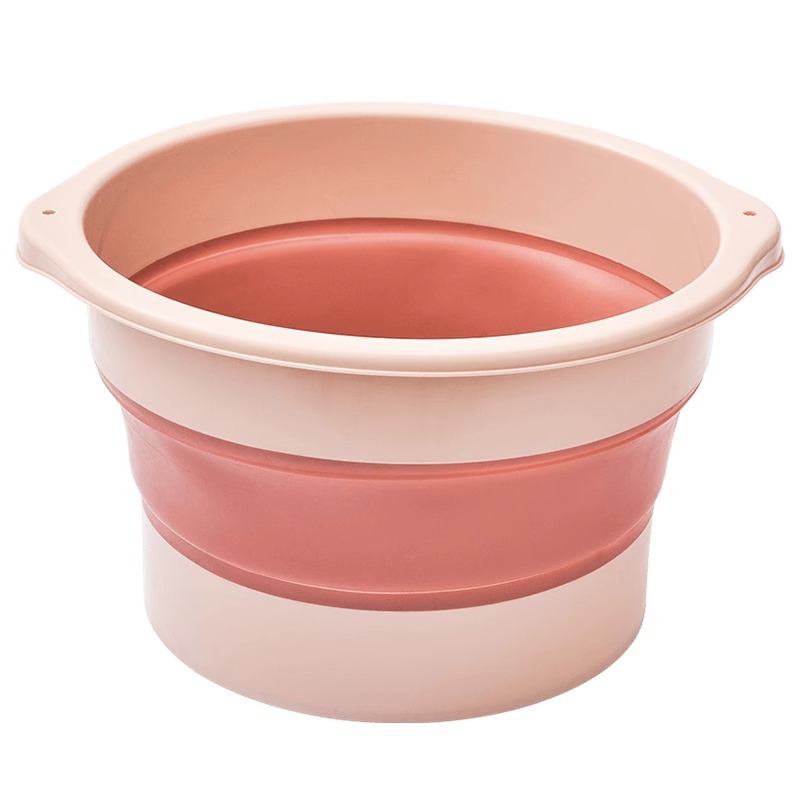 Folding foot bath tub, higher than the calf and above the knee, foot massage foot bath basin, portable thickened foot bath basin Item Picture