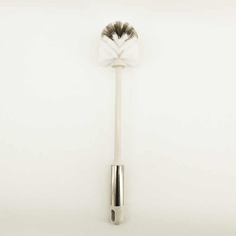 Stainless steel toilet brush manufacturer directly supplies square head toilet ball brushes for cleaning toilets and bathrooms Specification image