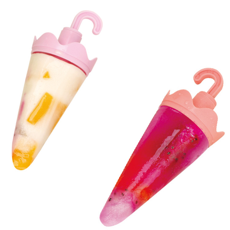 Brillante 0434 paraguas 6 grilletes molde de hielo molde de hielo para el hogar helado palito de hielo para helado artefacto de helado molde de helado Specification image