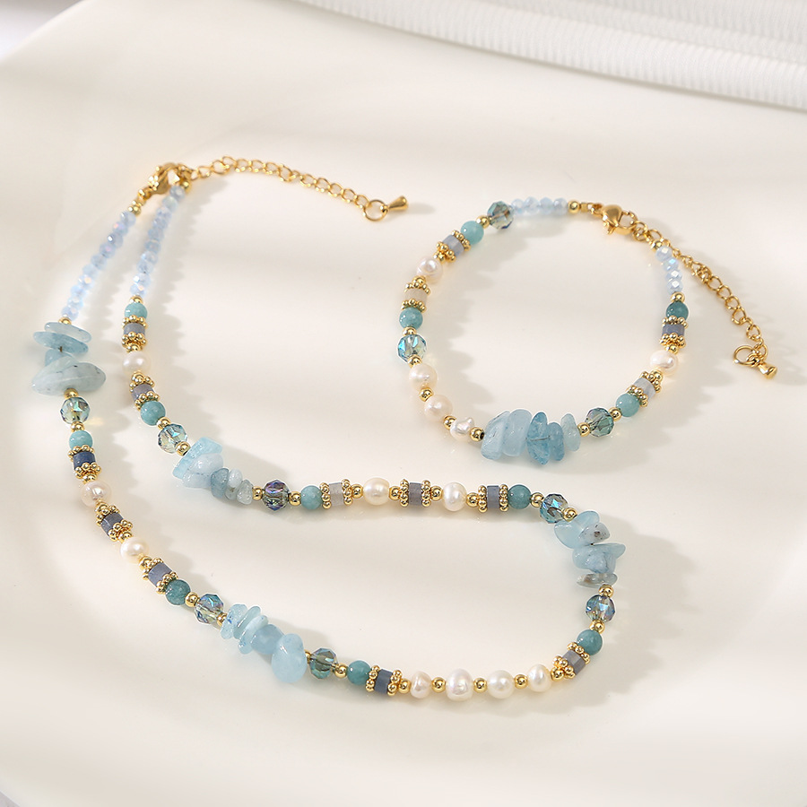 珍珠项链/贝珠散珠/真珍珠项链/K金项链/淡水珍珠链产品图