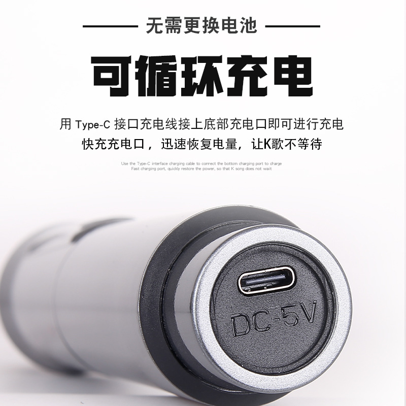 Wireless microphone charging for two people, home KTV sound card live streaming karaoke, professional handheld 2.4G wireless microphone Application Scenario