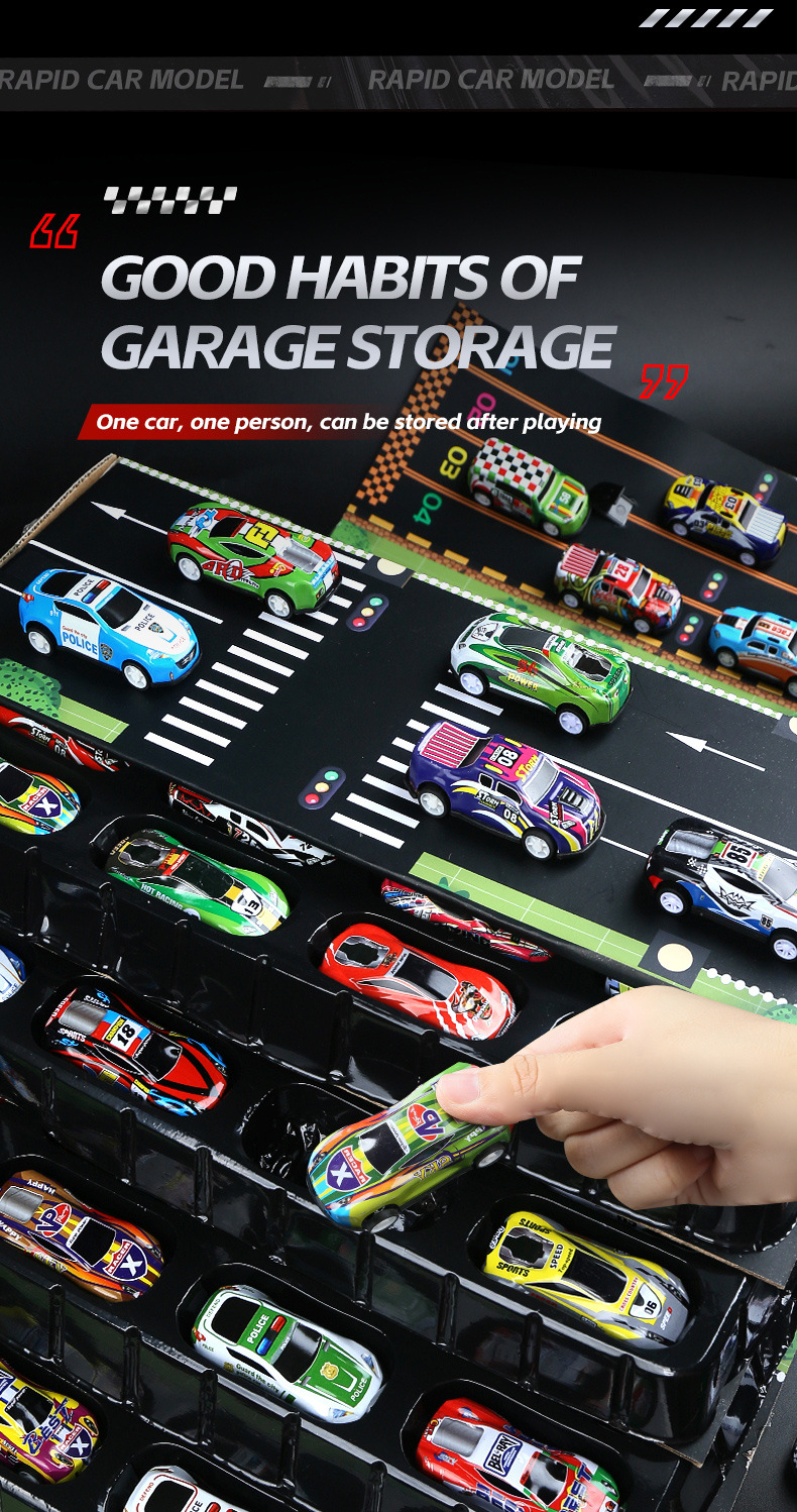 跨境合金回力车礼盒儿童仿真小汽车高档玩具车套装男孩生日礼物详情9