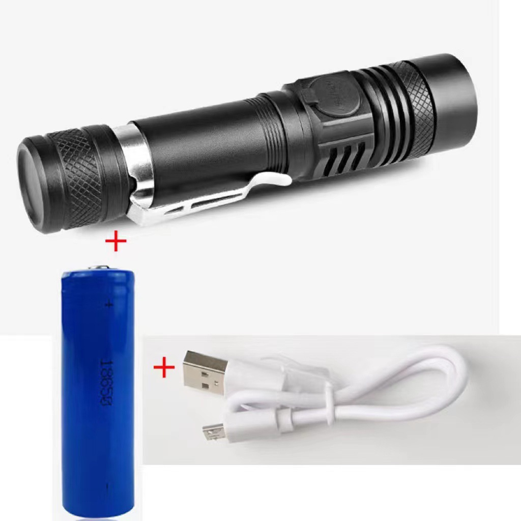 New T6 Long-Range Led Aluminum Alloy Outdoor Usb Charging Telescopic Zoom Flashlight Factory Direct Sales Application Scenario