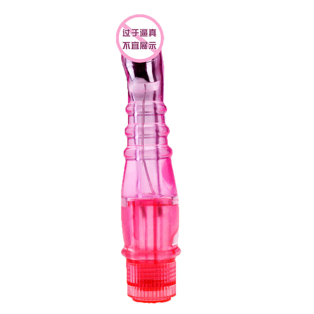 Female masturbator Sex toy female vibrator transparent single vibrator adult products