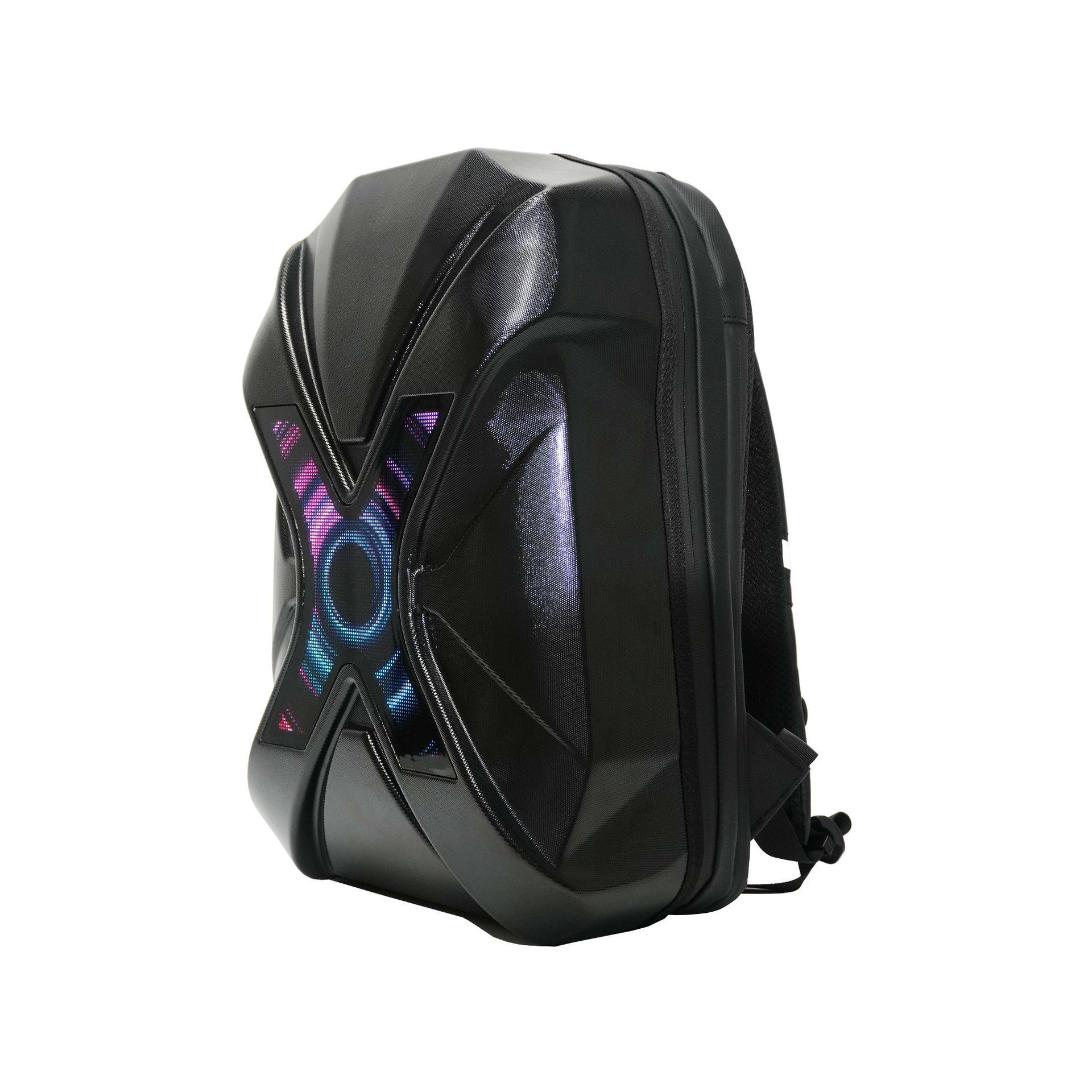 Motorcycle Led Riding Smart Backpack Diy Animation Leisure Bicycle Helmet Men's And Women's Backpack Trend Backpack Item Picture