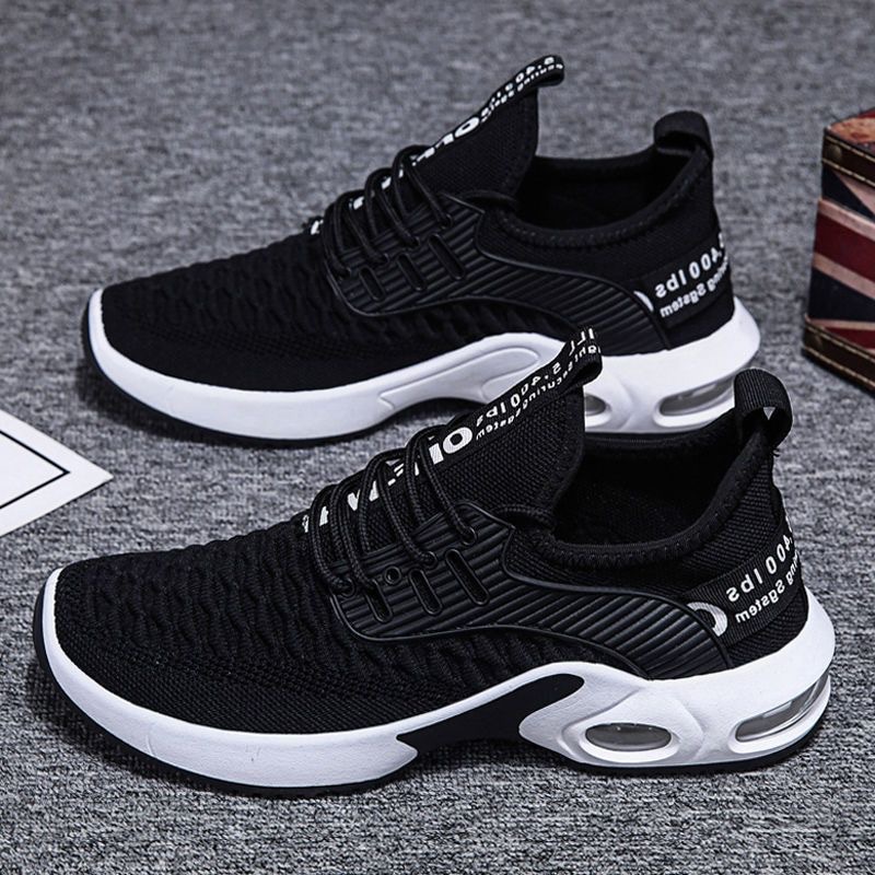 Men's summer breathable casual sports shoes, Korean-style trendy and versatile running shoes, lightweight and anti-slip travel and mountaineering shoes, net shoes details Picture