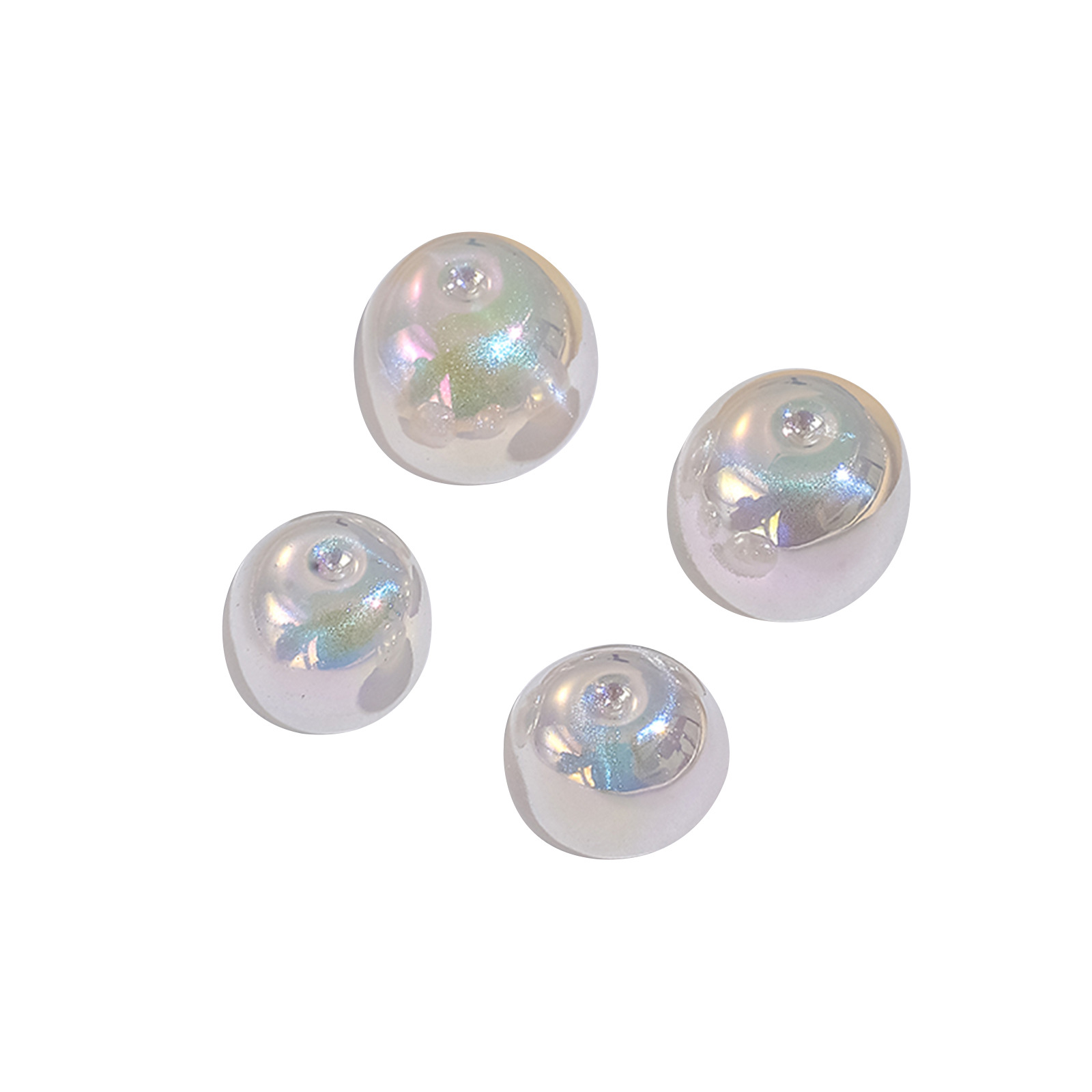 Heidi Mermaids Series Single Hole Cherry Bead Loose Bead Hair String String Tail Bead Diy Jewelry Accessories Wholesale Item Picture