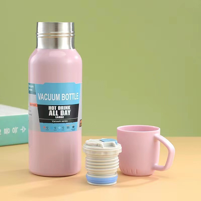 Macaron vacuum insulated cup Business cup three cover gift straight cup portable high-end gift set Application Scenario