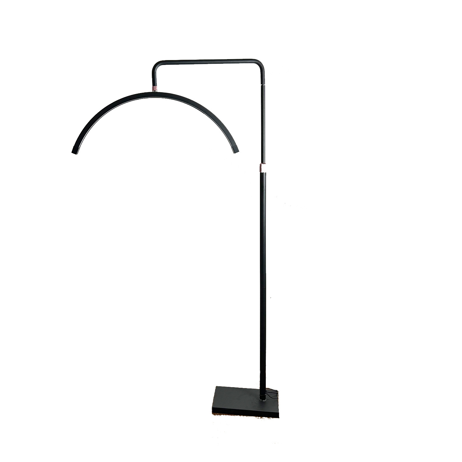 VISblack XX品牌U型触摸控制美容灯落地灯 半月纹绣美睫专用护眼LED照脸灯 其他美甲产品白底实物图