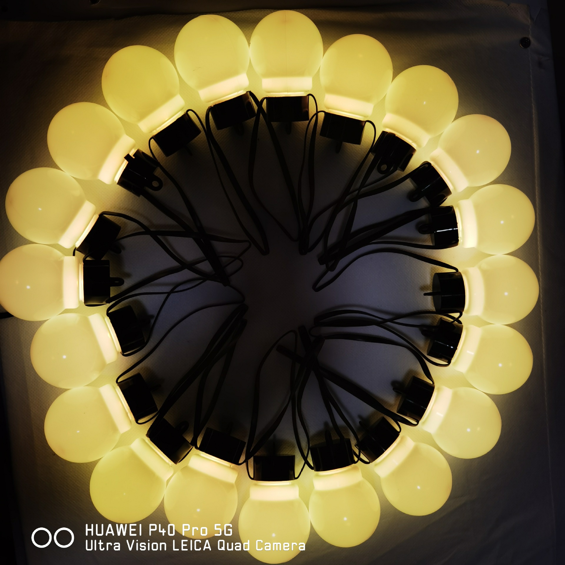 Outdoor ambient lights, large round ball light strings, led color light strips, camping canopies, tent decorative lights Specification image