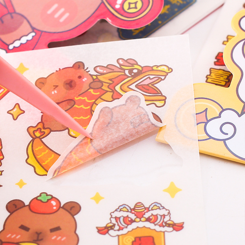 贴纸/卡通贴纸/公主换装贴纸/果冻贴纸/贴纸儿童卡通产品图