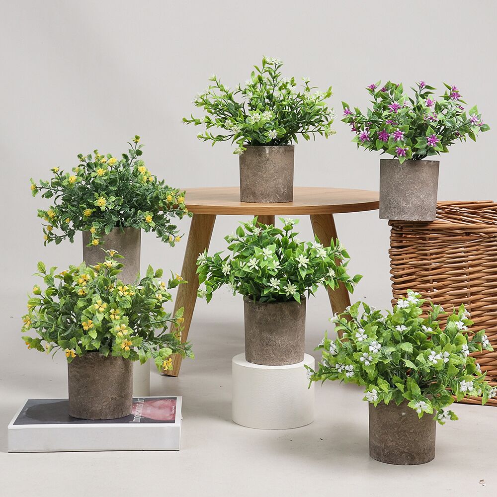 仿真盆栽实物图