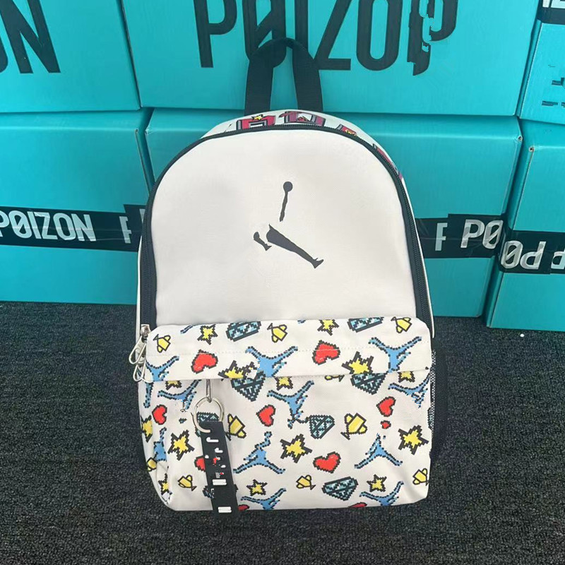 New backpacks, sports bags, school bags for junior and senior high school students, travel bags, large-capacity computer bags fully printed with logos