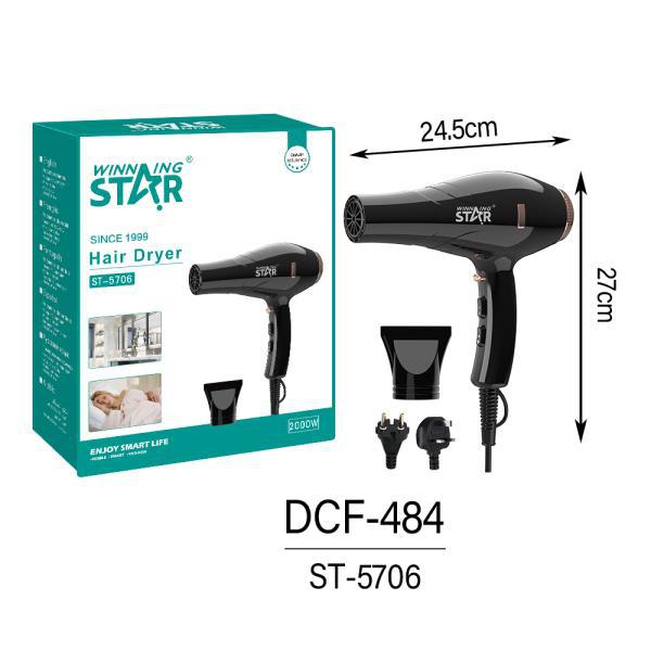 Winning Star export stock of high-power hair dryers for European and British standards, professional household hair salons, cross-border