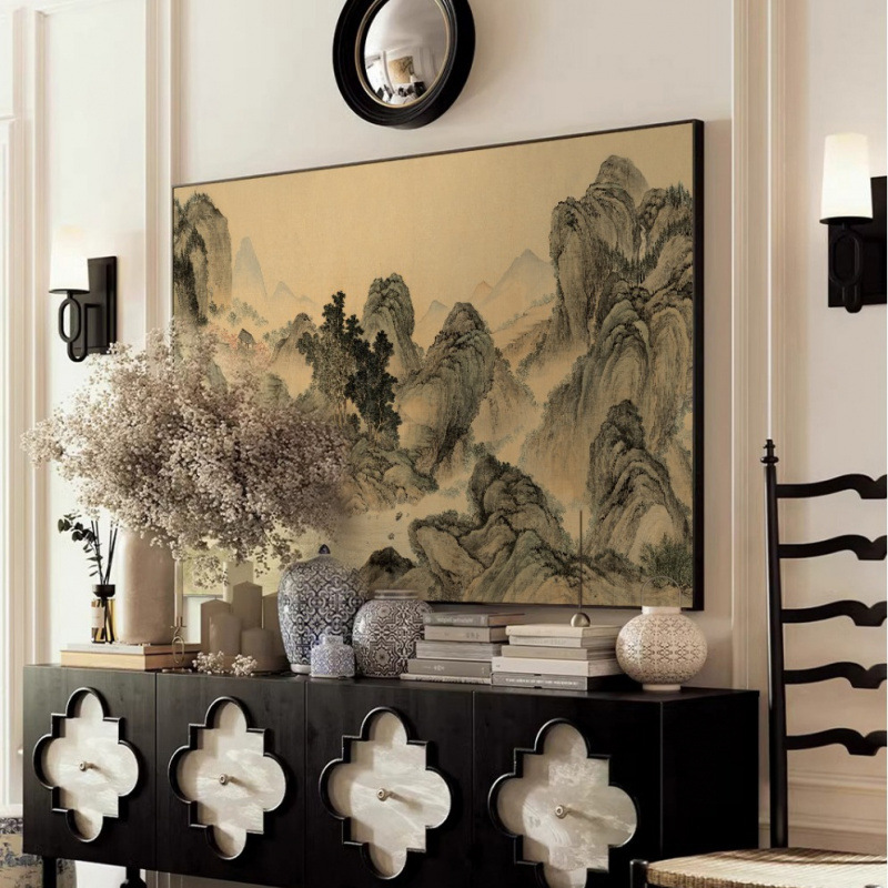 装饰画/家装画中式/穆斯林挂件/穆罕默德/高端挂毯挂画细节图