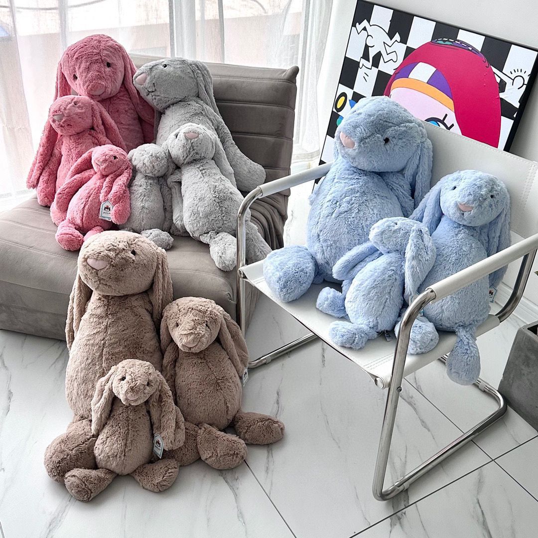 Original Jellycat Oversize Bunny Doll Cute Bunny Doll For Children's Baby Comfort Plush Toy Gift