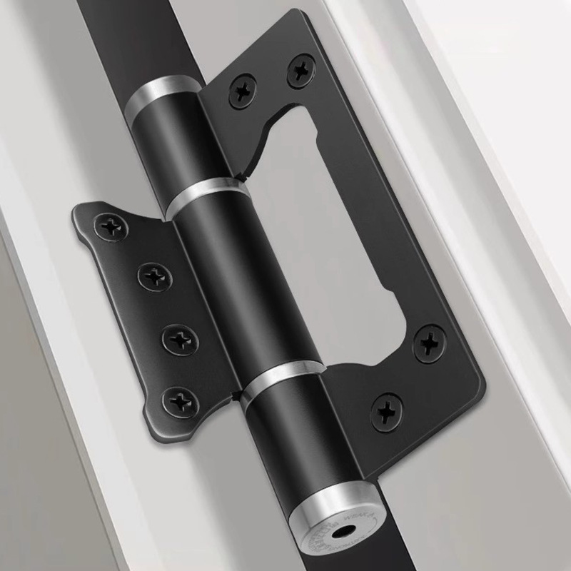 Frameless invisible door, solid wood composite room bedroom door, door and wall integrated concealed sliding anti-theft invisible door Specification image