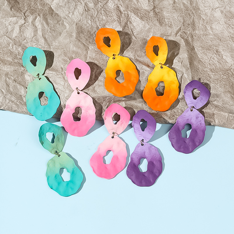 亚马逊新款热/百搭创意气质/耳环细节图