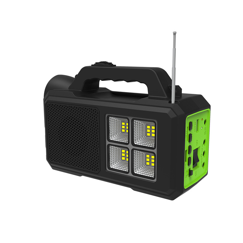 New cross-border solar portable lamp, outdoor multi-functional portable camping tent lighting system, bulb lamp details Picture