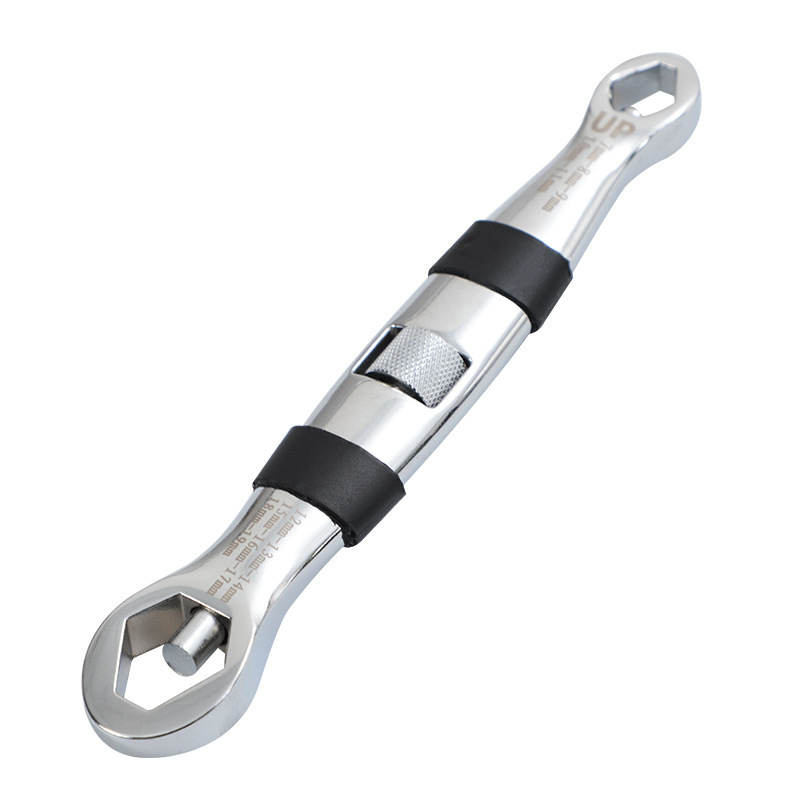 Multi-Purpose Spanner Double Head Self-Tightening Multi-Function Universal Opening 7-19 Mini Linkage 23 In 1 Public Inch System Item Picture
