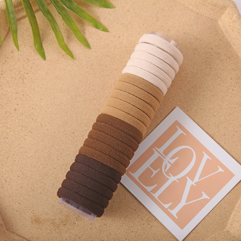 New towel ring, popular macaron color girls' hair tie, high elasticity, no damage to hair, baby hair tie wholesale Application Scenario