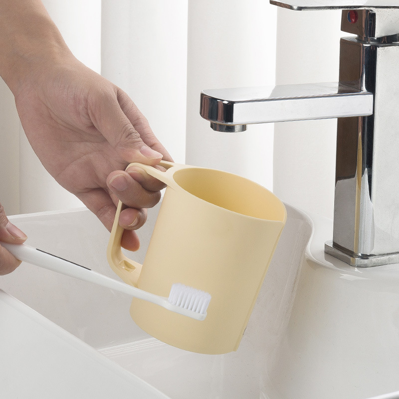 家用简约情侣/学生宿舍漱口/简约带手把刷细节图