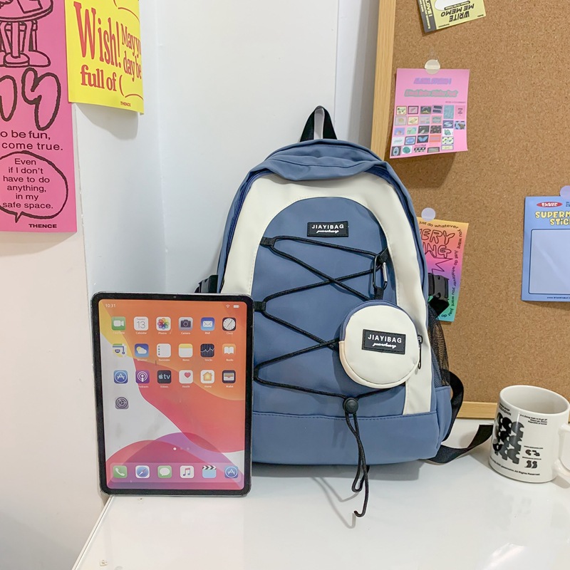 Backpack Nylon cloth Backpack Large capacity Student SchoolBags Large quantity discount Wholesale customization welcome consulting, ordering! Application Scenario