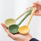 陶瓷勺子家用小汤勺长柄可爱高颜值喝汤专用圆头盛汤舀粥调羹勺子