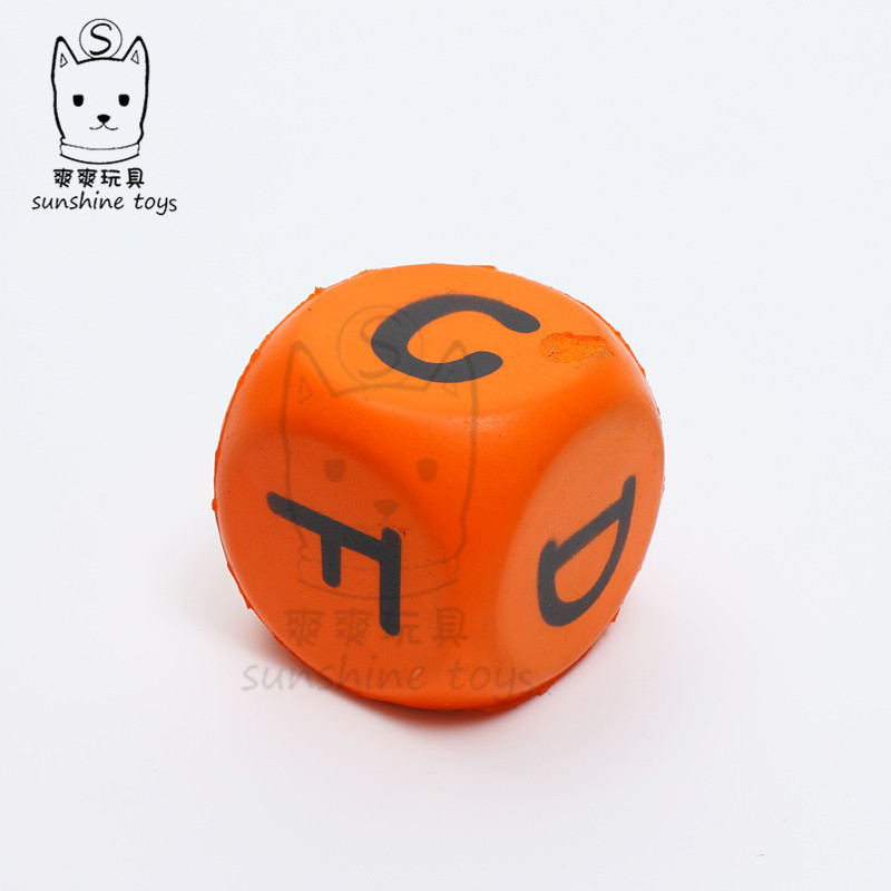 Cross-border factory soft solid dice, pu foam sponge balls, rounded corner cubes, color blocks promotional game handicrafts pic 15