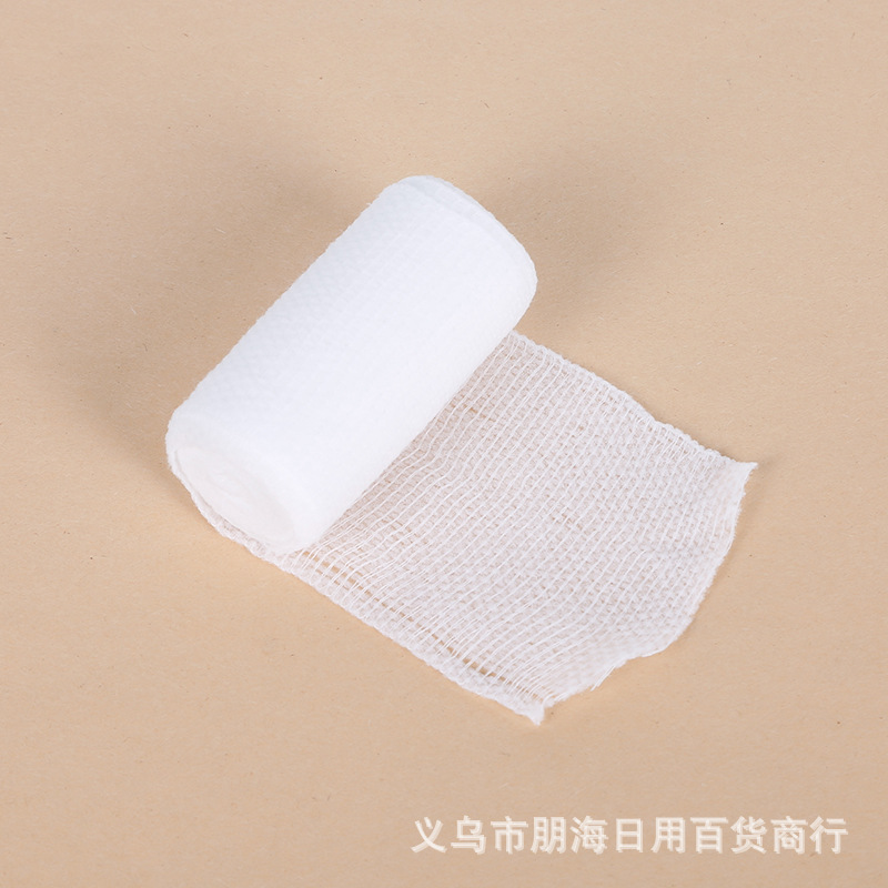 Padded Bandages 8Cm*4M*1 Roll Wrapped Nursing Emergency Bandages Absorbent Pad Gauze Bandages For Export Application Scenario