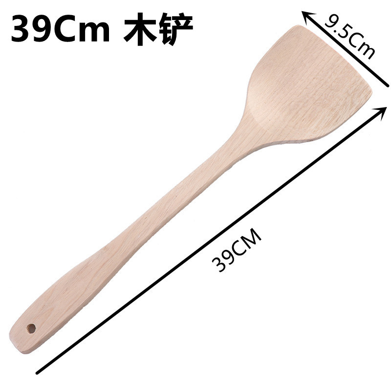 The manufacturer supplies 39CM two-yuan wooden spatulas and wooden cooking spatulas for wholesale at two yuan Application Scenario