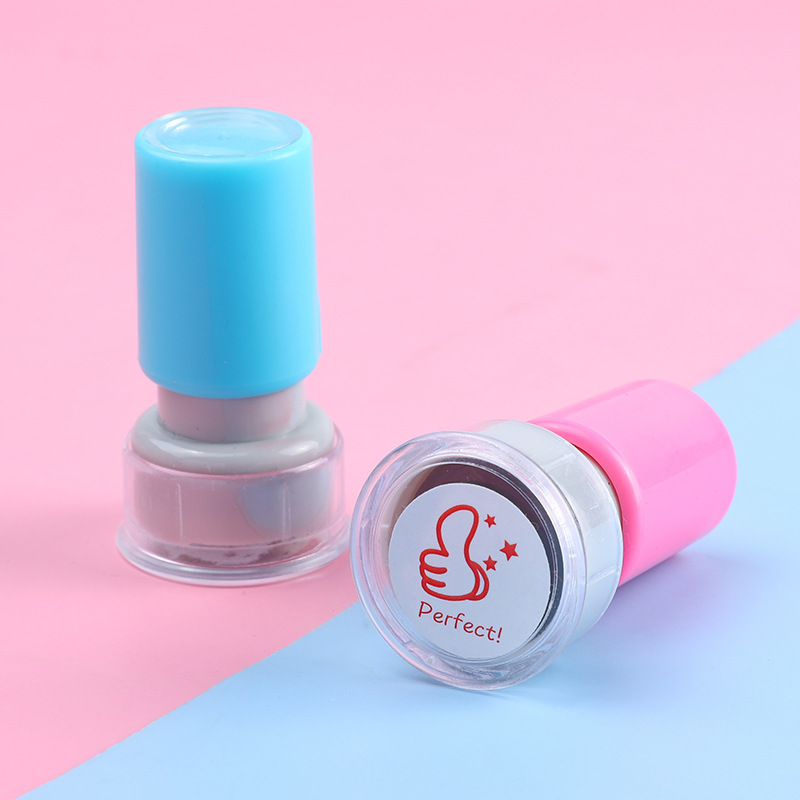 塑料印章评语印章/教师印章批发/儿童卡通印章/现货批发细节图