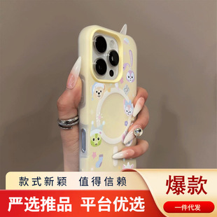 Magsafe shockproof transparent magnetic case is simple and practical. It is a drop-resistant phone case for iPhone 17 that is not prone to yellowing and has a large hole pic 26