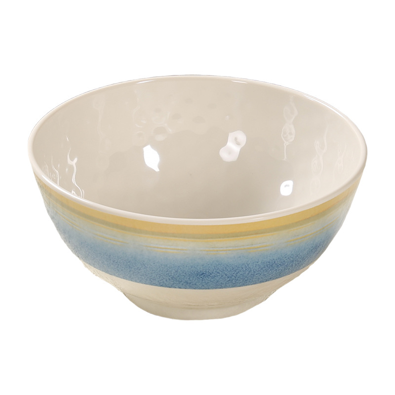 Melamine bowl, Japanese soup bowl, imitation ceramic glaze, high-temperature resistant smooth bowl, commercial small rice bowl, special wonton bowl tableware Application Scenario