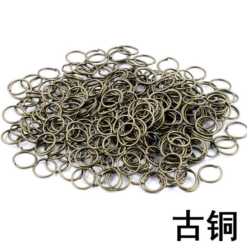 diy jewelry accessories, handcrafted beaded, open single-loop necklace, buckle, bracelet, clasp, closed loop, connecting loop Item Picture