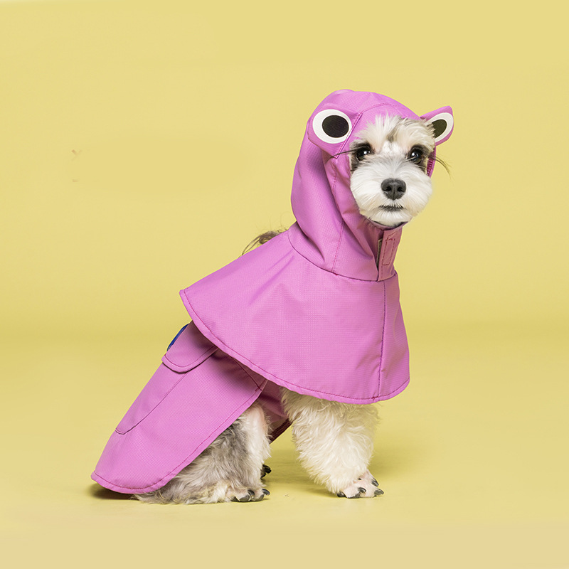 狗狗雨衣小型犬宠物用品泰迪专用防水狗衣服斗篷跨境详情图2