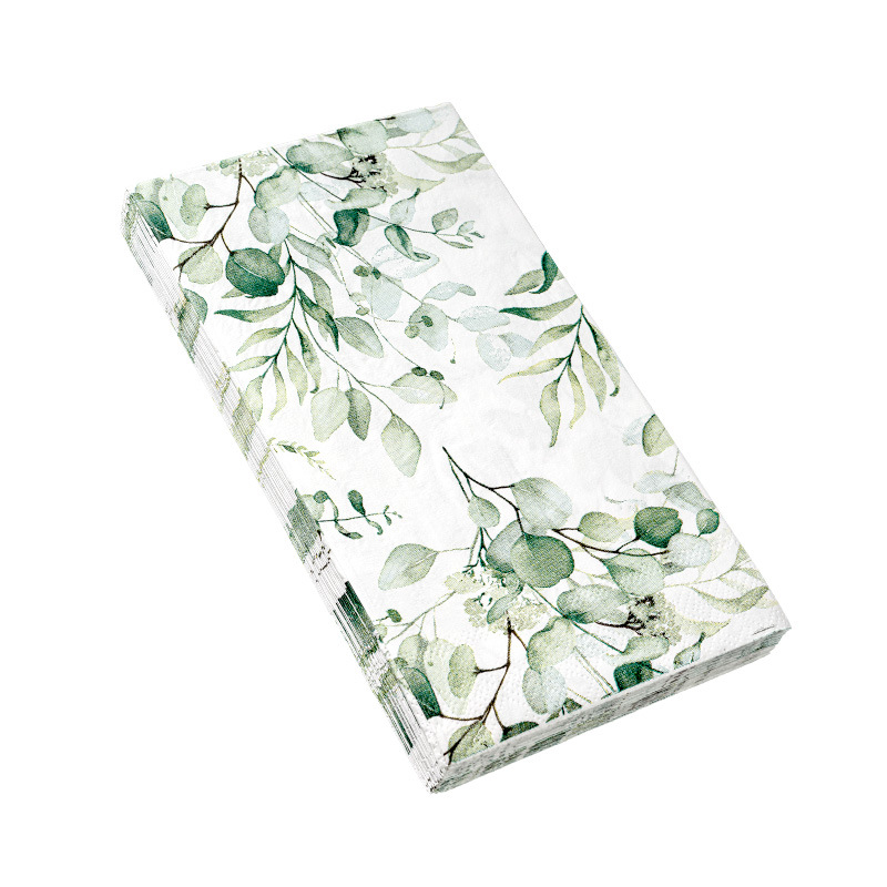 Cross-border best-selling party printed tissues, party napkins, flower and plant wholesale, restaurants can add LOGO printing Item Picture