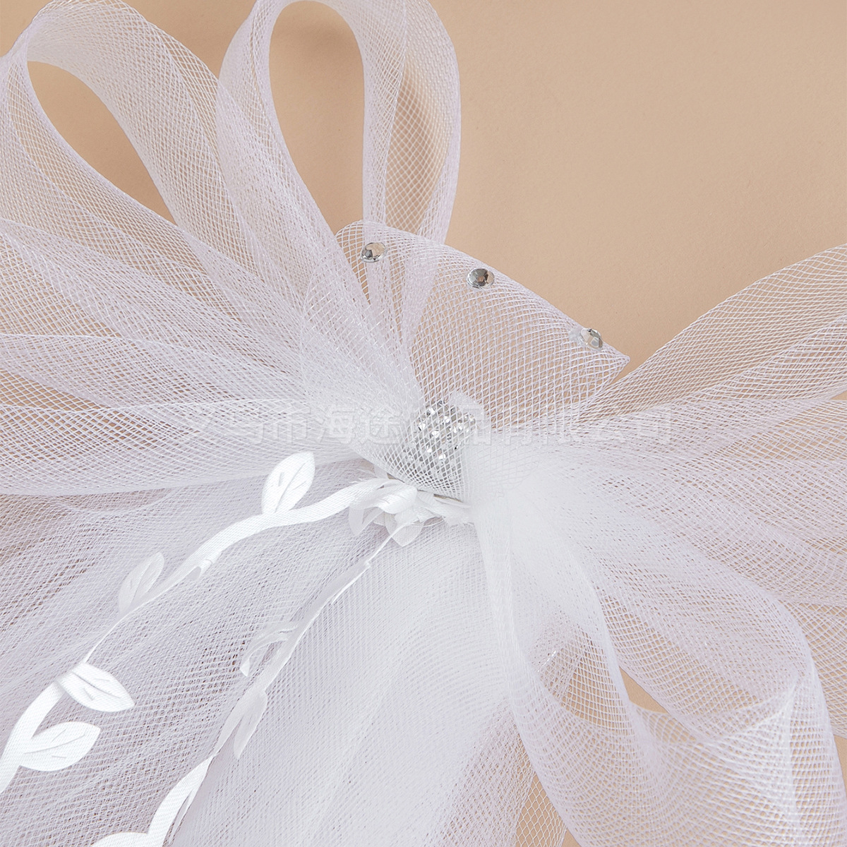 Cross-border super fairy bow, super fairy veil, bride's headwear, wedding veil, photography and photo-taking props factory direct supply Specification image