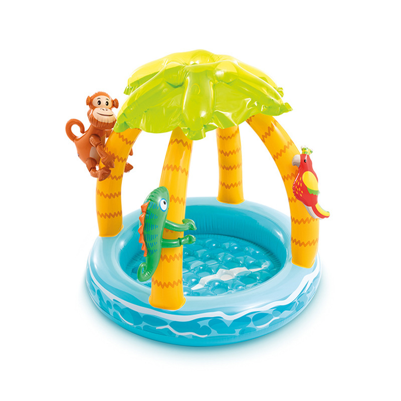 INTEX58417 Tropical Island Baby Pool, Baby inflatable pool, Sunshade Bath tub, Ocean Ball pool Item Picture