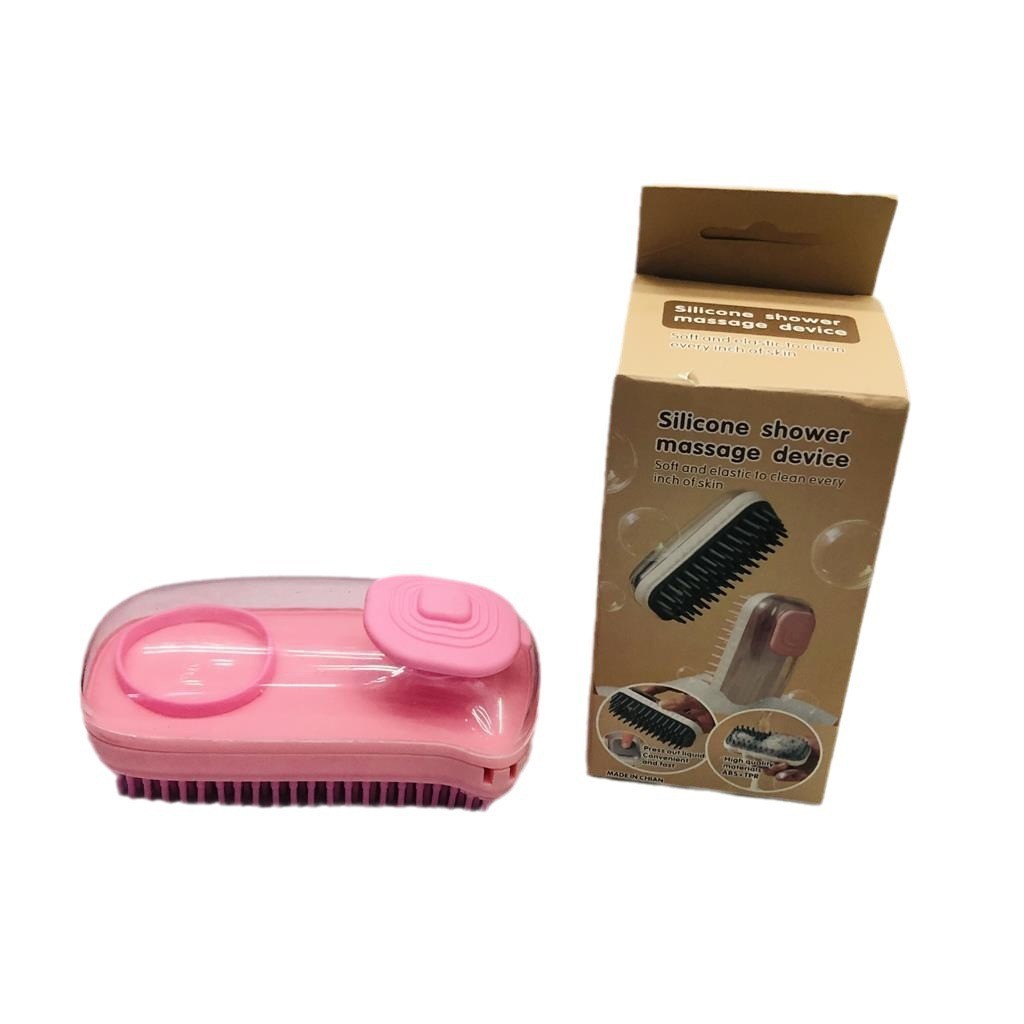 Bath Brush Clean Soft Hair Massage Brush Plus Liquid Laundry Brush Live Supply Rs-300223 Item Picture