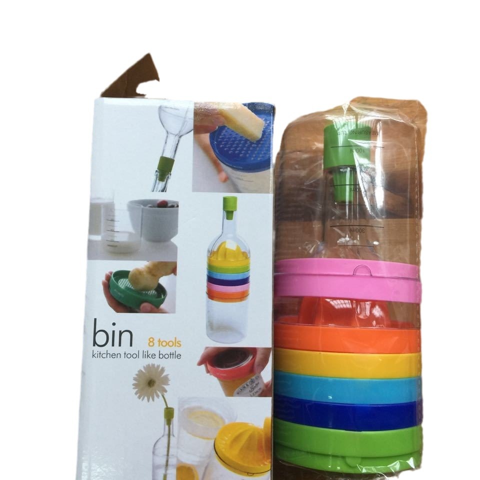 kitchen tools 8-in-1 bottle, 8-piece set of kitchenware, small tools, one-piece consignment Item Picture