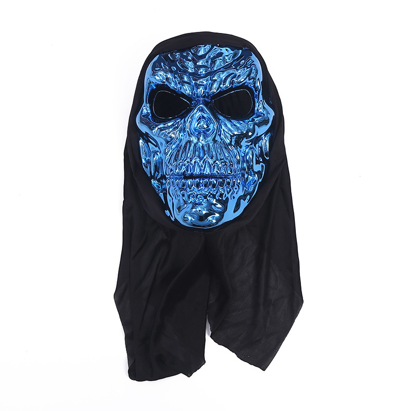 Horror Skull Set Halloween Full Face Mask Devil Props April Fool's Day Prank Atmosphere Props Cross-Border Exclusive Item Picture