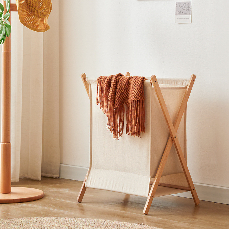 Laundry Basket Laundry Basket Foldable Hanger Storage Box Storage Box Clothing Basket Cloth Bamboo Bedroom Bathroom Storage Item Picture
