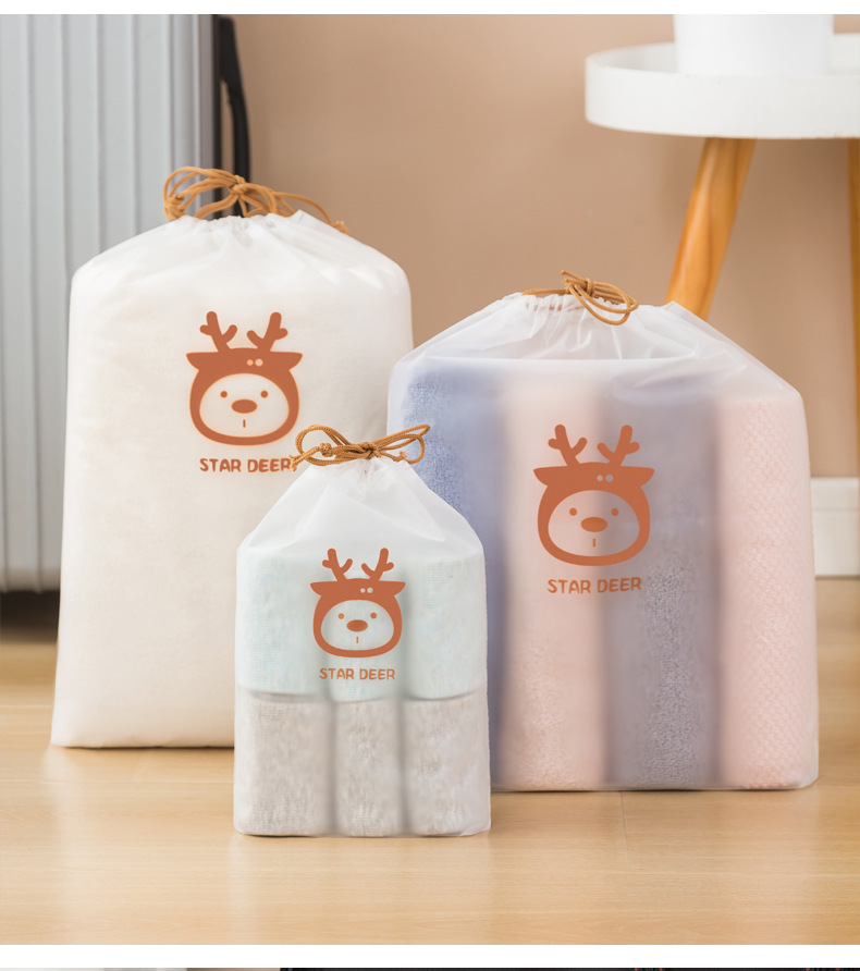 Shoe bag, shoe storage bag, travel suitcase sorting bag, dust-proof and moisture-proof drawstring bag, shoe cover, travel wonder pic 16
