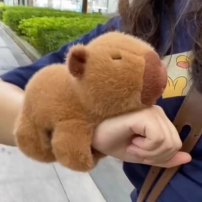 Wristband, wrist, plush toy, Capybara, capybara, cute plush toy, and popular cross-border doll thumbnail