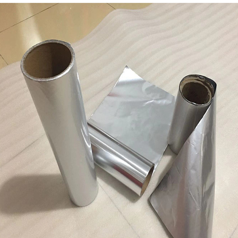 Double-sided conductive, non-adhesive, pure aluminum foil, high-temperature resistant, heat-insulating, waterproof, industrial tin foil paper, fireproof, sun-proof, 1.22 meters wide details Picture