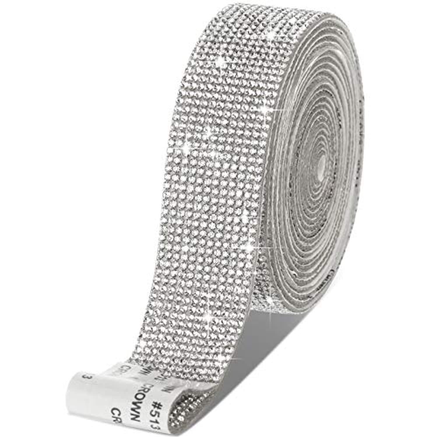 Diamond-Backed Adhesive Diamond-Attached Clothing Accessories Rhinestone Patch Box And Bag Shoe Upper Decoration Drilling Hot Drilling Self-Adhesive Rhinestone Strip Item Picture