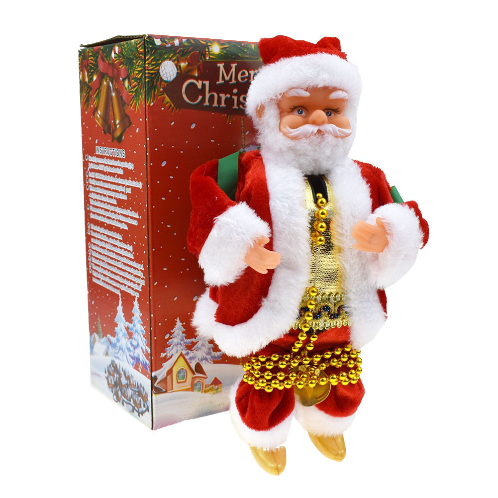 Novel and interesting Santa Claus who can climb ropes and beads, Santa Claus figurines, toys, Christmas decorations and gifts details Picture